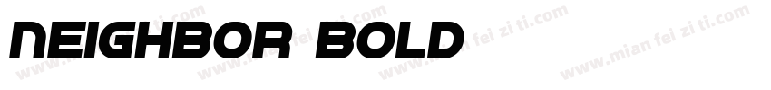Neighbor Bold字体转换